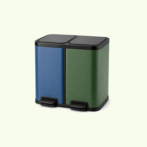 Double Compartment Recycling Bin